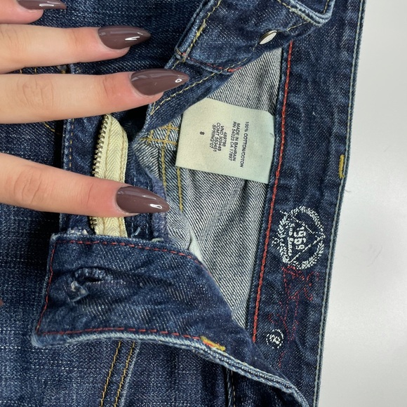 Denim jean mini skirt, great condition never worn, size 8 - Picture 2 of 5